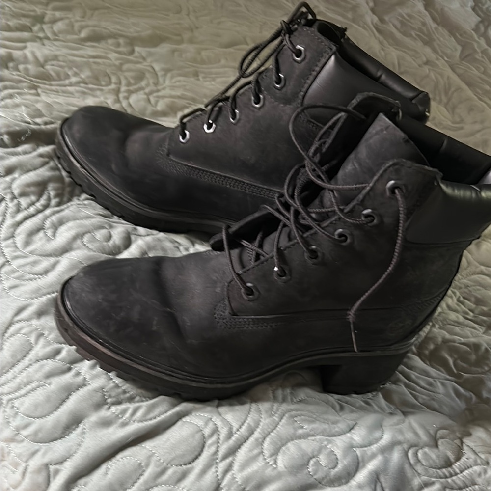 Timberland Black Combat Boots